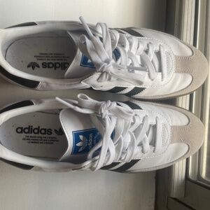 Once worn Adidas Sambas Sz 9